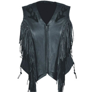 Women Western <b>Suede</b> Fringe Vest Leather Cowboy Sleeveless <b>Jacket</b> Tassel <b>Biker</b> Rodeo Festival Fashion Wear Premium OEM - Product Image 6