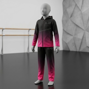 Survêtement d'entraînement personnalisé par sublimation, coloré et chaud, pour l'hiver, costume de cheerleader, veste et pantalon pour équipes de cheerleading et de danse - Product Image 1