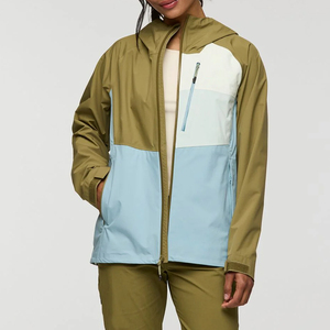 Chaqueta Cortavientos Ligera con Capucha para Mujer, Cierre de Cremallera, Manga Larga, Resistente al Viento, Informal, con Cuello Desmontable - Product Image 3