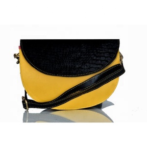 New Style Recycled Leather Stubby Color <b>Sling</b> <b>Bag</b> High Quality Animal Print Fur Leather Handbag Multi Colour Women Shoulder <b>Bag</b> - Product Image 1