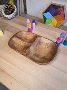 Nestasia - Bandeja de Madera de Acacia Ecológica Hecha a Mano para Servir Aperitivos, Papas Fritas, Salsas, Guacamole y Fiestas - Product Image 2
