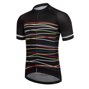 Jersey de Ciclismo de Calidad Premium con Tela Avanzada para el Control de la Humedad y Protección UV para Entrenamiento y Carreras al Aire Libre - Product Image 3