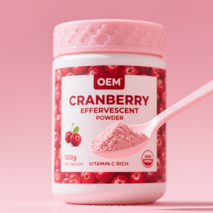 OEM kızılcık efervesan tozu organik kızılcık tozu özel etiket için özelleştirilmiş - Product Image 2