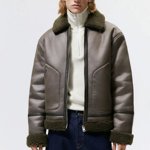 2026 Men's Winter <b>Canvas</b> <b>Jackets</b> Full Sleeves Windproof Eco-Friendly Fashion Wear Front Logo High Street Style - Product Image 1