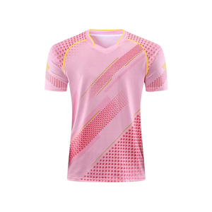 Uniformes de Tenis Personalizados de Alta Calidad para Hombre, Verano 2026, Cuello en V, Nombre del Jugador, Logotipo Frontal Ecológico, Secado Rápido - Product Image 5