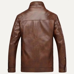 Veste en cuir matelassée pour hommes en gros, conception personnalisée, fabricant OEM de vestes en cuir de haute qualité, vente en gros personnalisée - Product Image 4