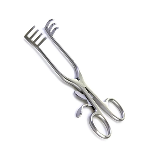 Retractor Weitlaner Premium de Acero Inoxidable, Reutilizable, Autoclavable, Retractor Weitlaner Autoestático Azicon con Puntas Afiladas y Obtusas - Product Image 1