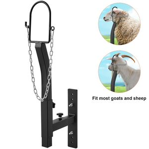 Soporte Metálico Ajustable en Altura (0-5.4 Pulgadas) para Recorte de Ganado, Ovejas y Cabras (9.37-12.8 Pulgadas) - Product Image 1