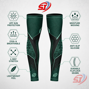 Manchons de compression personnalisés pour le cyclisme et la course à pied, protection solaire UV, respirants, antidérapants, fournisseur OEM - Product Image 4