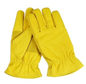 Gants de travail unisexes Husky Leather LDG-023, durables, doublure intérieure en peau de mouton, compatibles avec les écrans tactiles, thermiques, quatre saisons - Product Image 3