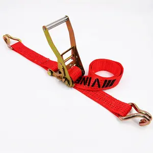 VINEET 2inch 50mm 11000LBS 5T Tire ratchet Tie Down Truck Binding Transport Strap Cargo Lashing Belt