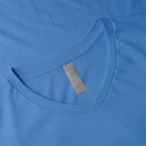 T-shirts décontractés pour hommes à col en V et manches courtes, 100 % coton, coupe ajustée, achat en ligne, t-shirts en coton vierges pas chers pour hommes, imprimés - Product Image 5
