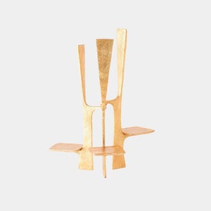 Candelabro de Metal de Cinco Brazos Plateado Candle Couture, Decoración Duradera para el Hogar - Product Image 4