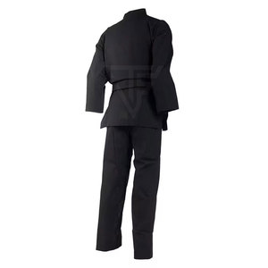 Tenue d'entraînement de karaté en polyester/coton respirant pour arts martiaux, vêtement d'expert avec ceinture, service OEM en gros - Product Image 6