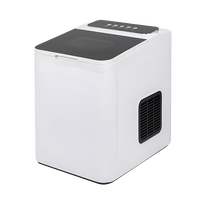 Macchina per il ghiaccio automatica portatile Sudex in plastica, 12 kg/giorno, con controllo touch LED digitale, efficienza energetica di grado 1
