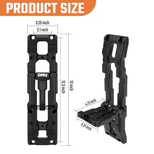 Escalón Lateral de Aluminio Compatible con Jeep Wrangler JK 2007-2017, Jeep JL 2018-2025, y Mercedes-Benz GLA 2020-2025 para Puerta y Portaequipajes de Techo - Product Image 6