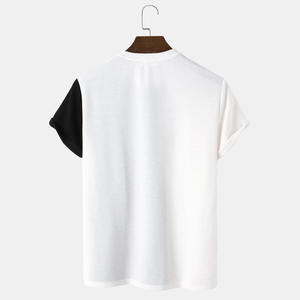 เสื้อโปโลสีน้ำตาล ผ้าฝ้าย 100% สำหรับผู้ชาย ทรงหลวม พิมพ์ลาย แห้งเร็ว ผ้าโพลีเอสเตอร์เรียบ สำหรับผู้ชาย - Product Image 3