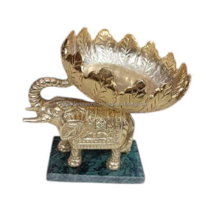 Urna de Metal Plateada Grabada de Alta Venta con Diseño de Elefante para Decoración del Hogar, Celebraciones Festivas y Regalos Tradicionales - Product Image 6