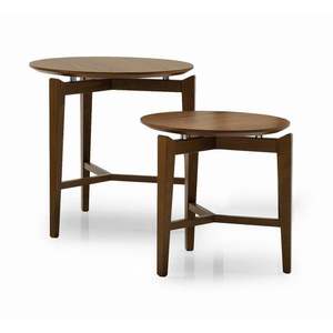 Table d'appoint en bois réglable en hauteur, offrant un support pratique pour les intérieurs modernes - Product Image 1