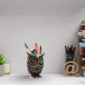 Soporte para Bolígrafos de Hierro Negro Pintado a Mano de Primera Calidad, Organizador de Oficina de Primera Calidad, Decoración Tradicional - Product Image 2