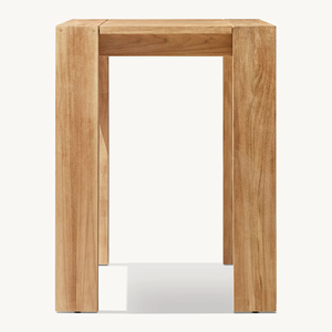 Juego de Mesa de Bar Moderno para Exteriores, Juego de Comedor para Patio y Jardín, Sillas de Madera de Teca para Hotel y Villa - <span class=keywords><strong>Marbella</strong></span> - Product Image 3