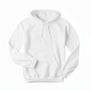 Sweat à capuche en coton biologique écologique et polyester recyclé pour homme, en molleton bouclette vierge durable, avec logo brodé personnalisé - Product Image 2
