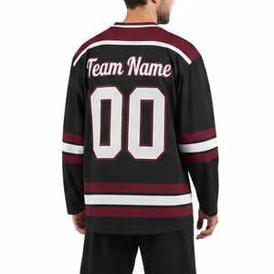 High Quality Ice Hockey Jersey Professional 180 GSM Apparel Comfortable Fit Winter Sports Gear Custom Team Jersey - Product Image 3