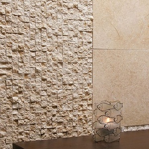 Dalle de pierre en travertin gris argenté naturel, de haute qualité, polie, marbre moderne pour plans de travail, comptoirs, murs et sols - Product Image 2