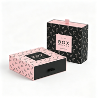 Boîte à tiroir rigide personnalisée pour emballage cadeau, carton recyclable, estampage à chaud, fabrication OEM