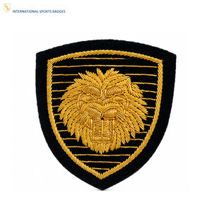 Badges d'uniforme personnalisés brodés, écologiques, de qualité supérieure, avec épingle de sûreté, service OEM de haute qualité, vente en gros directe d'usine, approvisionnement en vrac - Product Image 1