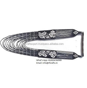 Ethnic Ukrainian Layered Glass Bead Jewelry Set with <b>Matching</b> Tribal <b>Earrings</b> - Product Image 4