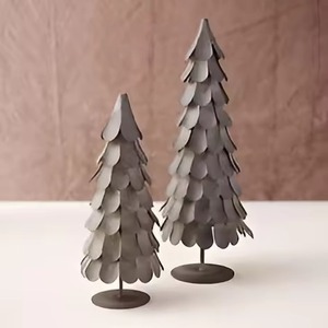 Elegant Metal <b>Christmas</b> <b>Tree</b> <b>Table</b> Decoration Premium Winter Home Decor Collection - Product Image 6