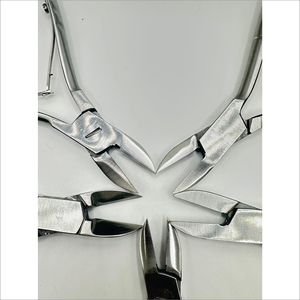 Ensemble de coupe-ongles en acier inoxydable de haute qualité, ouverture large, lame courbée/droite, durable, professionnel, manucure, pédicure - Product Image 2