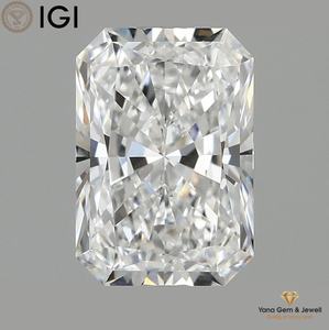 Diamante Cultivado en Laboratorio CVD con Corte Radiante, Color D, Claridad VVS2, con Certificado IGI, 1.10 Quilates, para un Conjunto de Joyería Único - Product Image 1