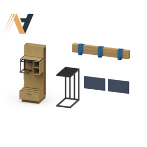 Asequible Casegoods Hampton Juego de dormitorio-Juego de dormitorio económico con madera contrachapada duradera y HPL-Direct Vietnam Factory Dormitorio Set - Product Image 1