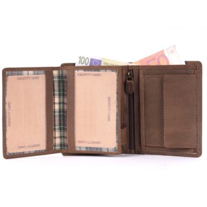 Wholesale Comfortable Price Embossed Logo Genuine Cowhide Leather <b>Wallet</b> Coin Credit Card Holder Pocket <b>Wallet</b> for Men's - Product Image 6