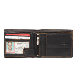 Genuine Leather Bifold <b>Wallet</b> <b>Long</b> Length Durable Luxury Men's <b>Wallet</b> leather <b>wallet</b> manufacturer premium <b>wallet</b> branded - Product Image 4