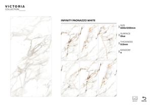 กระเบื้องพอร์ซเลนพื้นผิวกาวคุณภาพพรีเมียม ขนาด 600x1200 มม. รูปแบบใหญ่ สำหรับปูพื้นและผนัง ใช้ในงานตกแต่งภายใน - Product Image 5