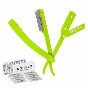 Razors <b>Barber</b> Straight Razor Kit .5mm Exposure 10 <b>Blades</b> Chicago - Product Image 1