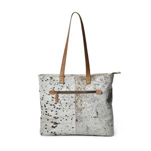 Bolso Tote de Cuero Genuino para Mujer, con Pelo de Vaca, Multifuncional, de Hombro, para Verano, LHTB-0041 - Product Image 1