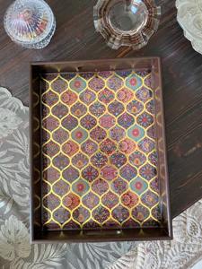 Bandeja de madera impresa de gran superficie, bandeja de madera impresa ancha para servir en fiestas y eventos, suministro al por mayor de platos para servir - Product Image 5