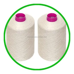 2024 nuovo filato di cotone lavorato a maglia grezzo di cotone bianco Ne 30s/1 100% filato per maglieria pettinato per 3 contenitori da venti piedi