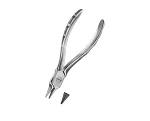 Pince à bec plat Hackstock 16 cm en acier inoxydable, pince orthodontique dentaire pour le pliage de fils et l'ajustement d'appareils - Product Image 3