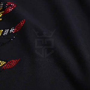 T-shirt homme imprimé en coton 100% de qualité supérieure, coupe ample, avec strass, séchage rapide et respirant. - Product Image 4