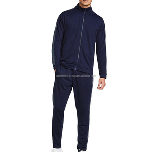 Ensemble de survêtement d'hiver bleu marine pour femme, veste zippée intégrale, pantalon de jogging, vêtements de sport, tenue de sport pour la course à pied, l'entraînement, respirant - Product Image 4
