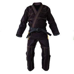 Kimono de BJJ para Hombre Adulto, Verde Oliva, 100% Algodón, Duradero, Corte Regular, Ropa de Artes Marciales, Cinturón Negro Incluido - Product Image 6