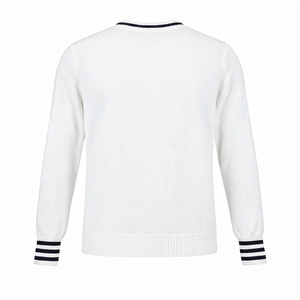 Sweat-shirt de sport à col rond pour pickleball, respirant, protection UV, séchage rapide, régulation thermique, 100% polyester, jersey athlétique - Product Image 5
