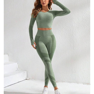 Conjunto de Yoga para Mujer de la Mejor Calidad, Diseño Único con Estampado de Letras, Pantalones Cortos con Cinturón, Spandex/Nailon, Gran Venta - Product Image 5