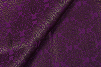 Magnifique tissu brocart floral écologique, léger, respirant, finition douce, textile brillant pour robes de mariage et tenues pour filles