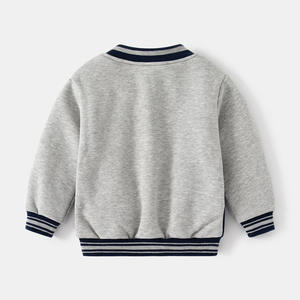 Manteau de baseball chaud pour garçons automne 2023, style coréen décontracté, en peluche, coupe ample et confortable - Product Image 3